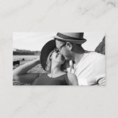 Minimalistische moderne QR-code voor bruiloft met  Informatiekaartje (Achterkant)