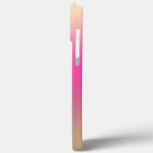 Minimalistische moderne regenboog ombre met eigen Case-Mate iPhone case (Achterkant / Links)
