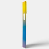 Minimalistische moderne regenboog ombre met eigen Case-Mate iPhone case (Achterkant / Rechts)