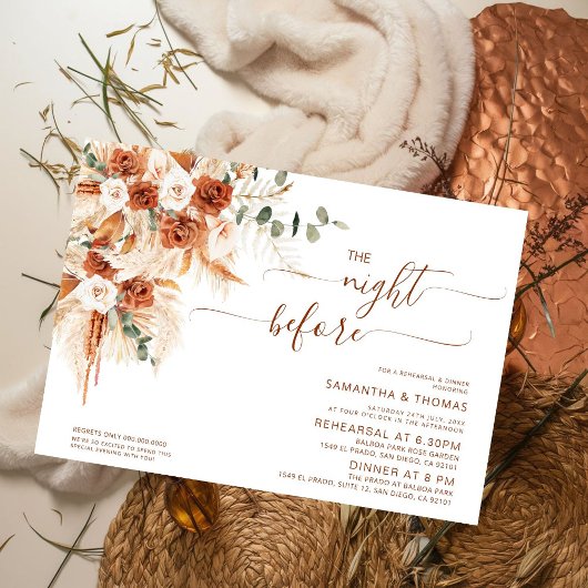 Minimalistische moderne repetitie diner avond voor kaart