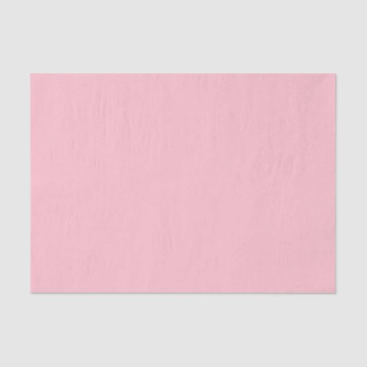 Minimalistische moderne roze effen kleur tissuepapier (Voorkant)