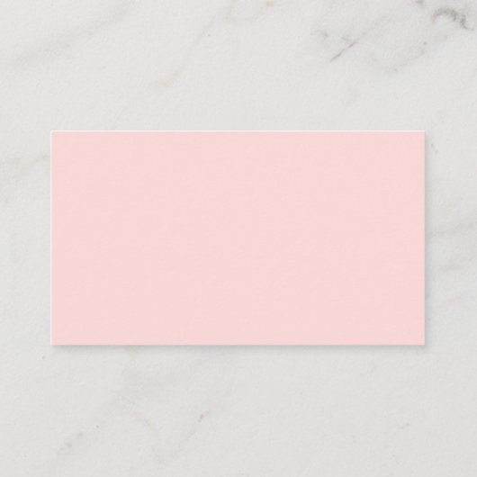 Minimalistische moderne roze en gouden geometrisch visitekaartje (Achterkant)