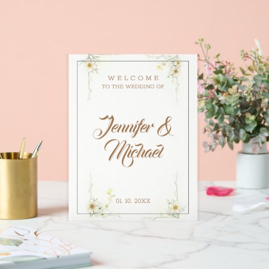 Minimalistische moderne Schattigee bruiloft welkom Acryl Bord (Huwelijk)