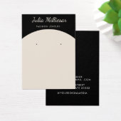 Minimalistische Moderne sieraden oorbel display ka Visitekaartje (Bureau)