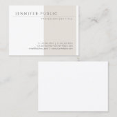 Minimalistische Moderne Sjabloon Eenvoudige Profes Visitekaartje (Voorkant / Achterkant)