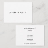 Minimalistische moderne Sjabloon Professional Eenv Visitekaartje (Voorkant / Achterkant)