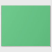 Minimalistische moderne smaragdgroene cadeaupapier (Vlak)
