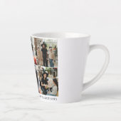 Minimalistische Moderne Spooky Happy Halloween 6 F Latte Mok (Rechts)