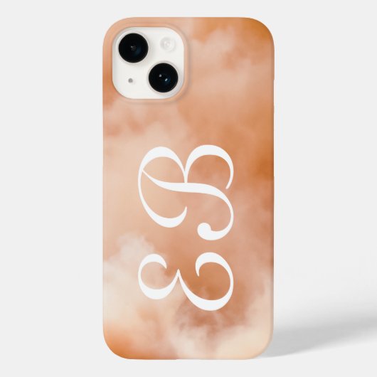 Minimalistische Moderne Stijlvolle Aangepaste Mono Case-Mate iPhone Case (Achterkant)