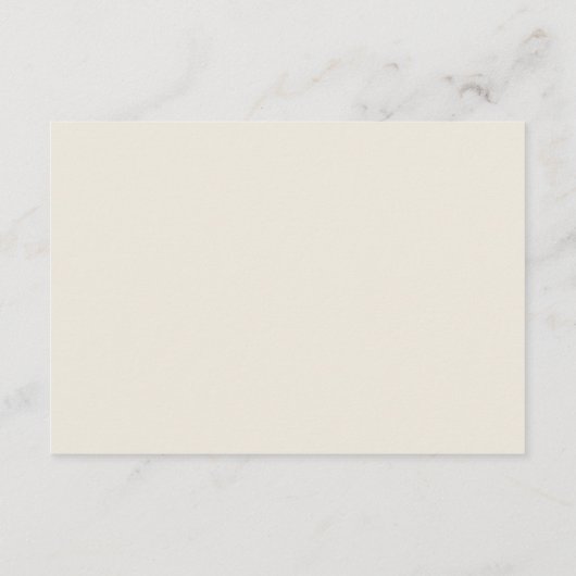 Minimalistische moderne stijlvolle eenvoudige noot informatiekaartje (Achterkant)