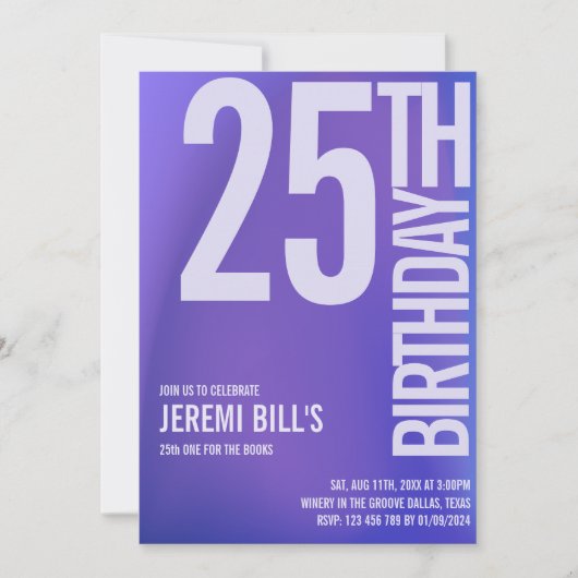 Minimalistische moderne stijlvolle felle kleur kaart (Voorkant)