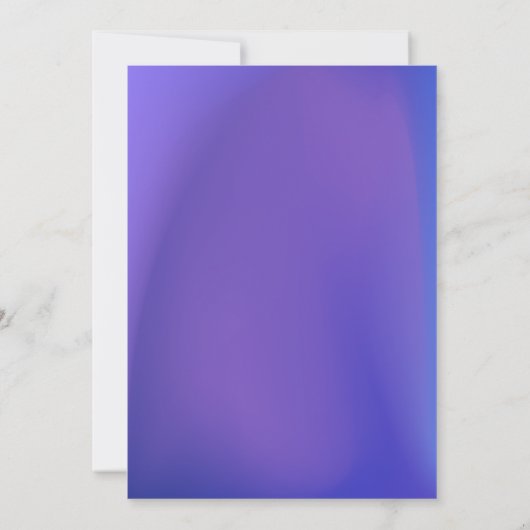 Minimalistische moderne stijlvolle felle kleur kaart (Achterkant)