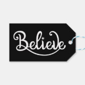 Minimalistische moderne stijlvolle gepersonaliseer cadeaulabel (Voorkant (Horizontaal))