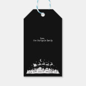 Minimalistische moderne stijlvolle gepersonaliseer cadeaulabel (Achterkant)