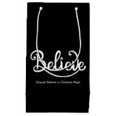 Minimalistische moderne stijlvolle gepersonaliseer klein cadeauzakje (Voorkant)