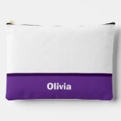 Minimalistische moderne streepnaam of monogram etui (Voorkant)