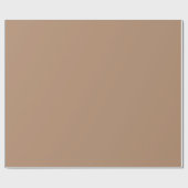 Minimalistische moderne taupe cadeaupapier (Vlak)