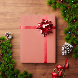 Minimalistische moderne terracotta cadeaupapier