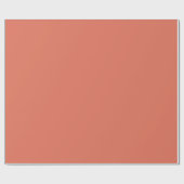 Minimalistische moderne terracotta cadeaupapier (Vlak)