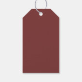 Minimalistische moderne trouw-hartelijkdank-cadeau cadeaulabel (Achterkant)