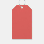 Minimalistische moderne trouw-hartelijkdank-cadeau cadeaulabel (Achterkant)