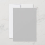Minimalistische moderne trouw-RSVP kaart (Achterkant)