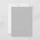 Minimalistische moderne trouw-RSVP kaart (Achterkant)