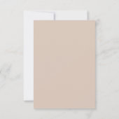 Minimalistische moderne trouw-RSVP kaart (Achterkant)