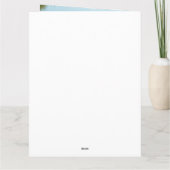 Minimalistische & moderne trouwfoto bedankkaart (Achterkant)