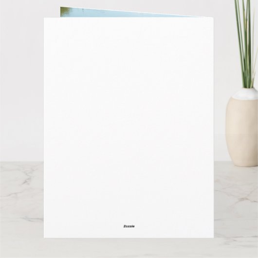 Minimalistische & moderne trouwfoto bedankkaart (Achterkant)