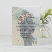 minimalistische moderne trouwfotobedekking kaart (Staand voorkant)