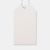 Minimalistische moderne typografie bruiloft cadeaulabel (Achterkant)