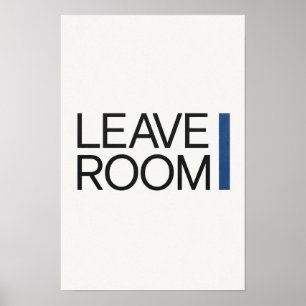 Minimalistische moderne typografie muurkunst 'Plaa Poster