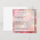 Minimalistische Moderne uitnodiging van de 40ste v (Voorkant / Achterkant)