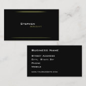 Minimalistische moderne verlooplijnen visitekaartje (Voorkant / Achterkant)