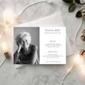 Minimalistische moderne viering van het leven Foto Kaart