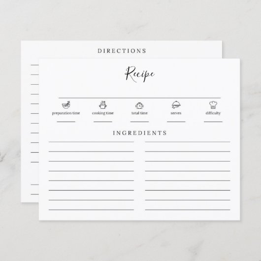 Minimalistische moderne Vrijgezellenfeest Invoegen (Voorkant / Achterkant)