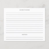 Minimalistische moderne Vrijgezellenfeest Invoegen (Achterkant)