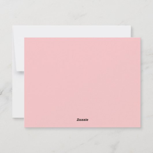 Minimalistische moderne vrolijke kerst Kaart - Cus (Achterkant)