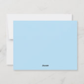 Minimalistische moderne vrolijke kerst Kaart - Cus (Achterkant)