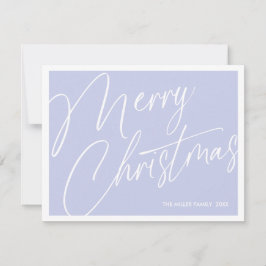 Minimalistische moderne vrolijke kerst Kaart - Cus