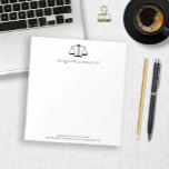Minimalistische Moderne Vrouwe Rechtvaardigheid Sc Notitieblok<br><div class="desc">Dit is een minimalistisch modern Lady Justice Scale Lawyer Law JD-Notitieblok!</div>