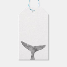 Minimalistische moderne Waterverf walvis fluke