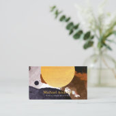 Minimalistische moderne Waterverf Yoga Instructor Visitekaartje (Staand voorkant)