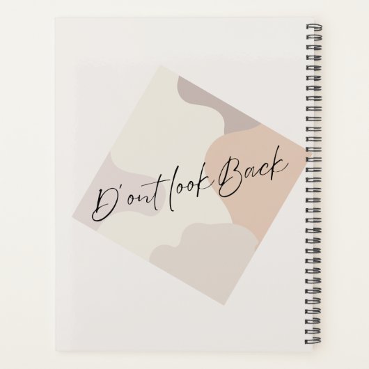 Minimalistische moderne, Wedding Planner 33 (Achterkant)