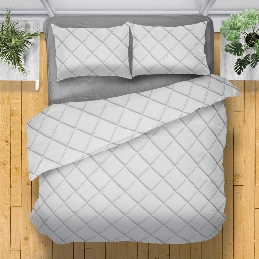 Minimalistische Moderne Witte Geweven Geometrisch  Kussensloop