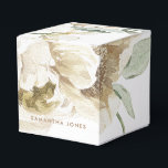 Minimalistische Moderne Witte Pioen Bloemige Water Bedankdoosjes<br><div class="desc">Minimalistisch modern wit pioenroos waterverf bloemendesign is de perfecte bruidsbadgeschenk voor gasten. Verras je bruidsmeisjes en vriendinnen met de perfecte vrijgezellenfeest cadeau-ideeën. De mooie bloemen zijn schattig,  vrouwelijk en modern en zijn het perfecte bijpassende cadeau voor al je bruidsbadgasten.</div>