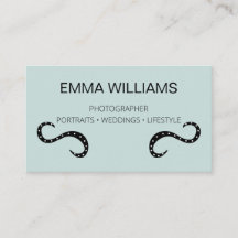 Minimalistische moderne zakenkaart voor fotografen
