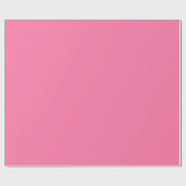 Minimalistische moderne zalm roze cadeaupapier (Vlak)