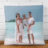 Minimalistische moderne zwarte en witte monogram kussen